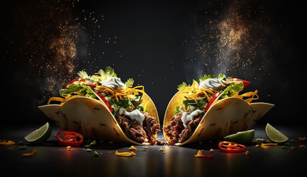 Heerlijke taco's met verse salsa