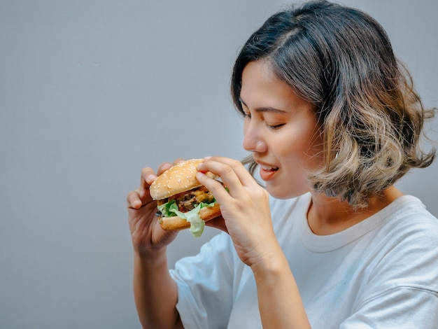 Heerlijke verse huisgemaakte burger