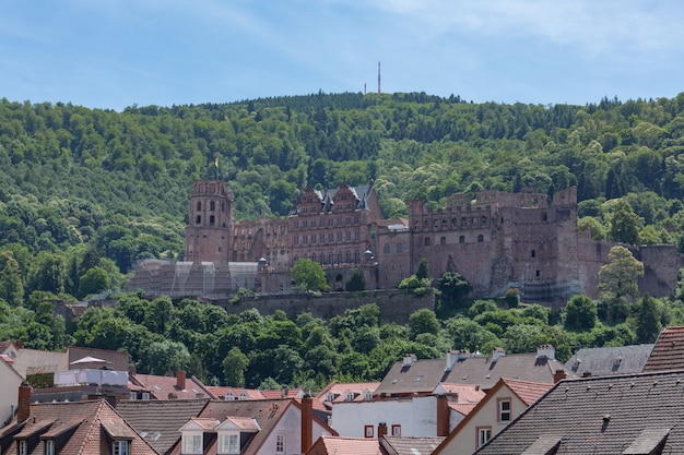 Heidelberg Castle is a partially ruined medieval castle of Germany