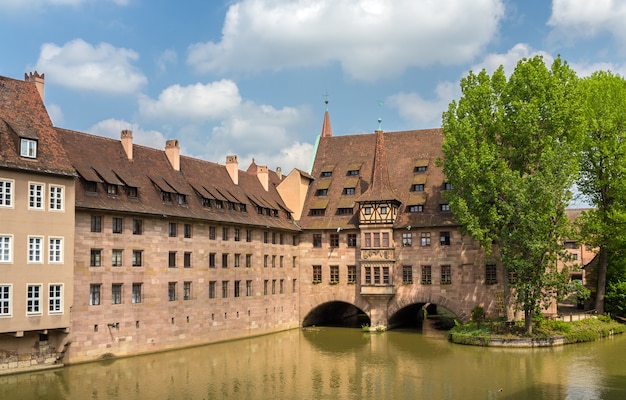 Heilig-Geist-Spital in Neurenberg, Beieren, Duitsland