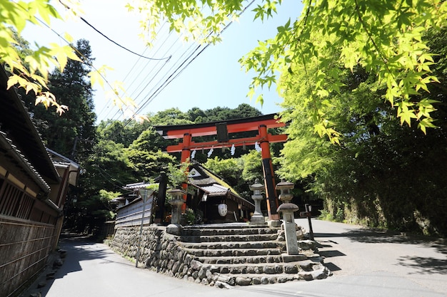 Foto heiligdom in kyoto japans