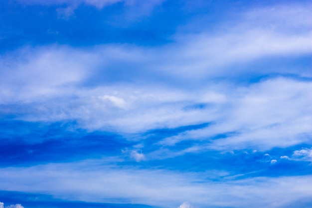 Helder blauwe lucht na de regen