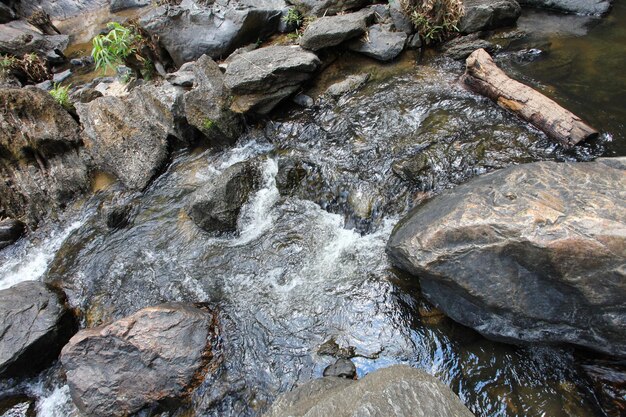 Helder water stroomt erg sterk