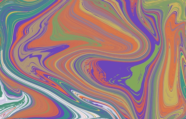 Heldere kleurrijke vormen overlappen Marmering Marmer textuur Artistieke abstracte kleurrijke achtergrond