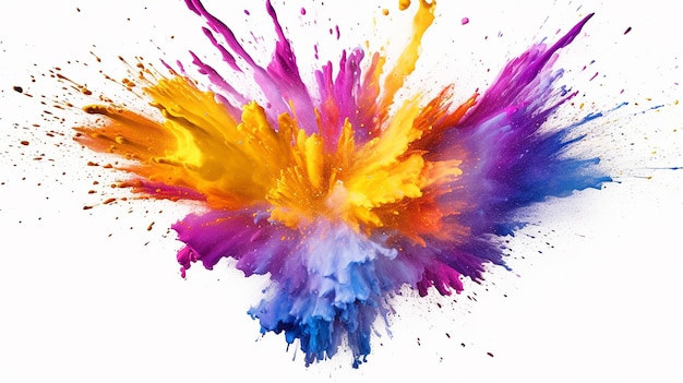 heldere multi splash kleur holi verf kleur poeder festival