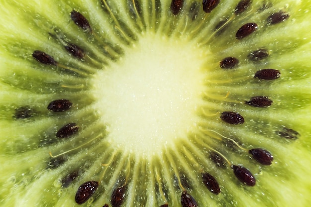 Heldere sappige groene besnoeiing van kiwifruit