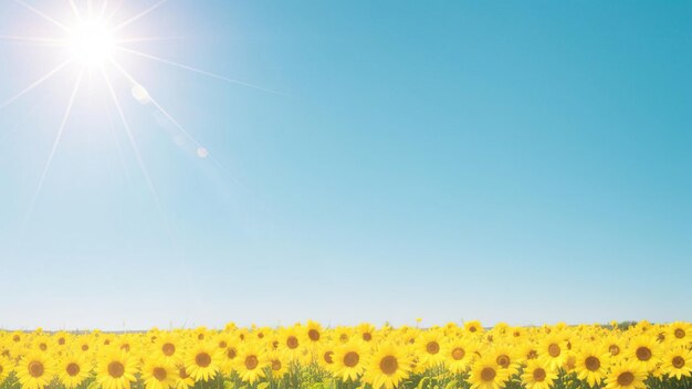 Heldere zomerse achtergrond voor banners