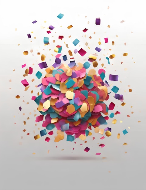 Helderkleurige confetti