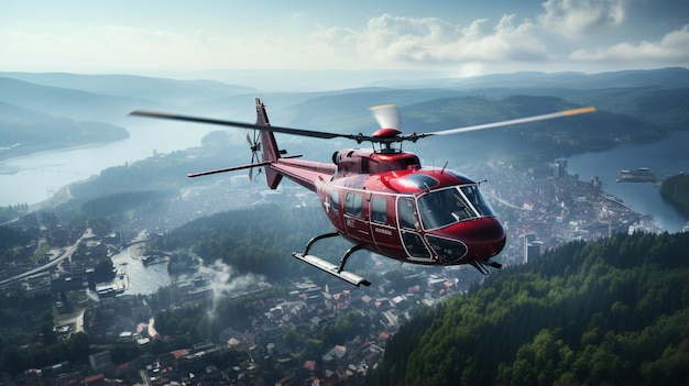 helicopter fly in air HD wallpaper photographic image