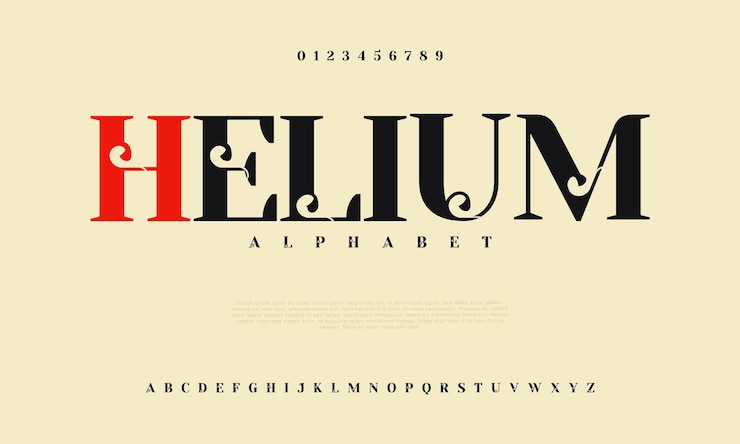 Photo helium creative modern urban alphabet font digital abstract moslem futuristic fashion sport minimal
