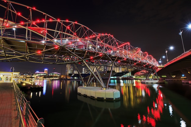 helix bridge, Singapore