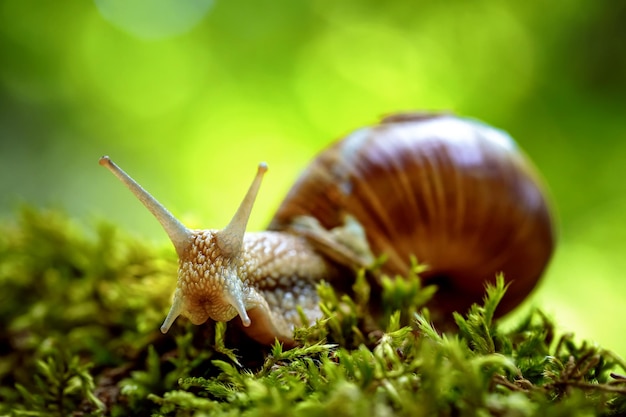 Helix pomatia ook Romeinse slak, Bourgondische slak, eetbare slak of escargot, is een soort van grote, eetbare, luchtademende landslak, een terrestrische pulmonate buikpotige weekdier in de familie Helicidae.