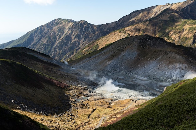 Photo hell in tateyama of japan