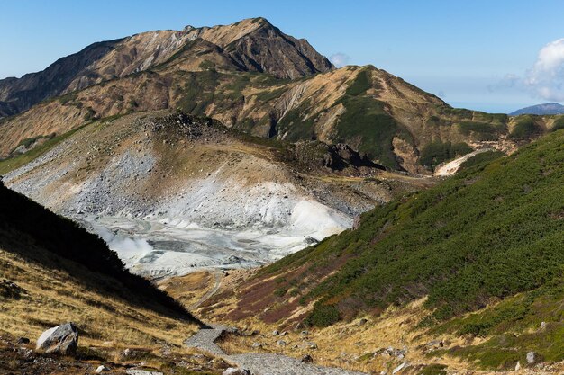 Photo hell in tateyama of japan