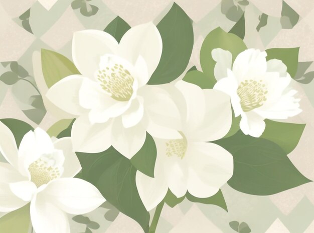 Hellebore Grunge Texture Design with Old Geometric Accents