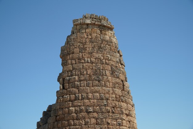 Hellenistic gate in Perge Ancient City in Antalya Turkiye