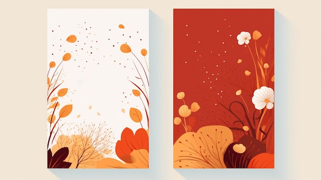 hello autumn Autumn Background with heart greeting card and colourful leaves over wooden board