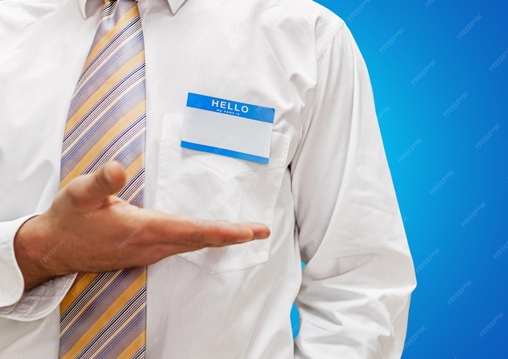 Premium Photo Hello My Name Is Bob premium-photo-hello-my-name-is-bob
