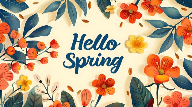 Hello Spring background