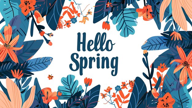 Hello Spring background