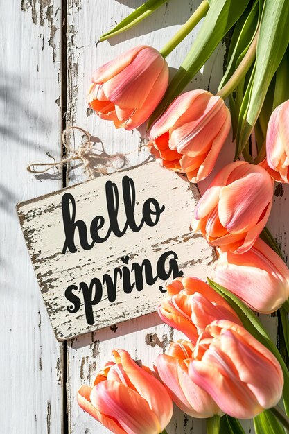 hello spring background