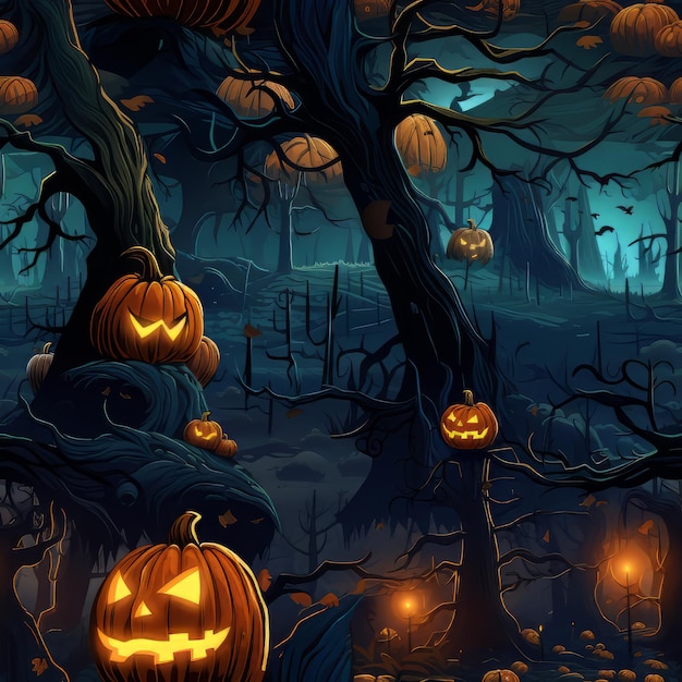 Helloween art design pattern