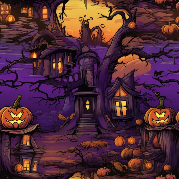 Helloween art design pattern