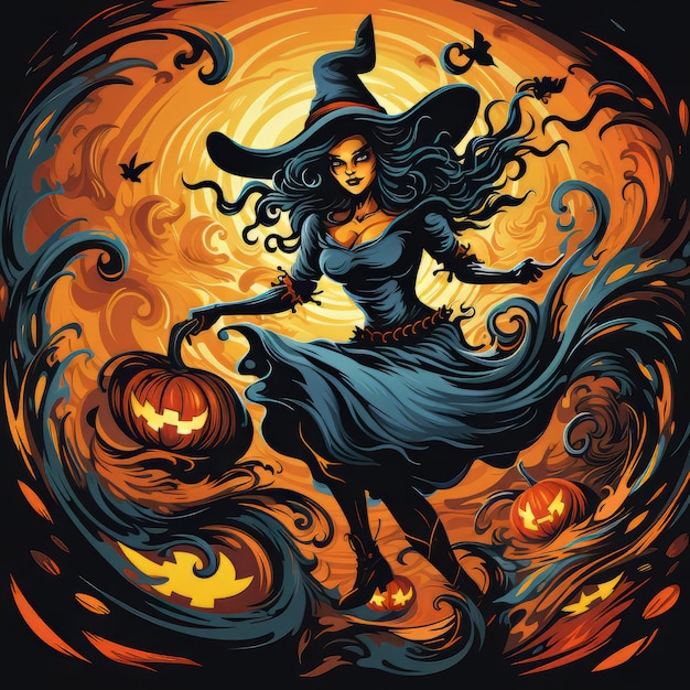 Helloween art design vector