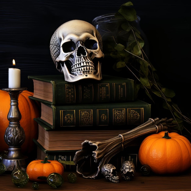 Photo helloween art design vector