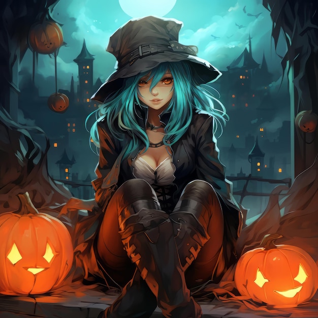 Helloween art design vector