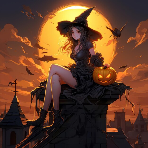 Helloween art design vector