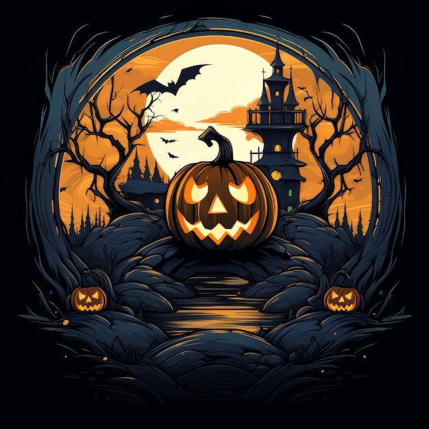 Helloween kunst ontwerp vector