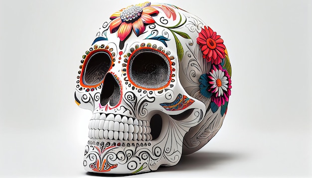 Helloween skull day of the dead