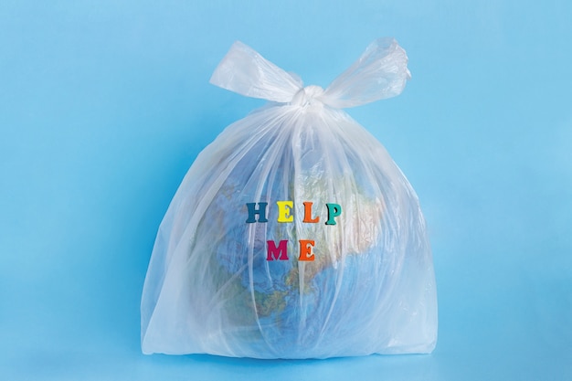 Help me and Model planet Earth in polyethylene plastic package