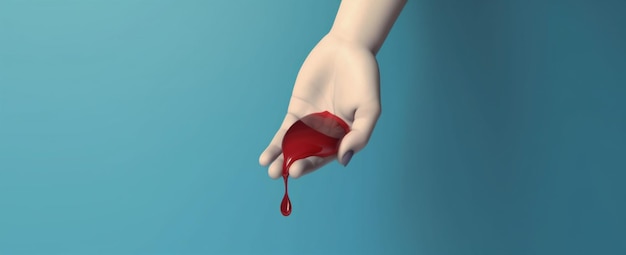 世界の命を助ける 心臓の健康を寄付する 献血者に血液を与える 生成 AI