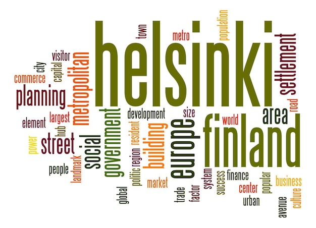 Helsinki-woordwolk