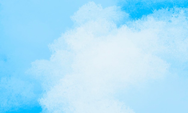 Hemel en wolken gevormde aquarel achtergrond