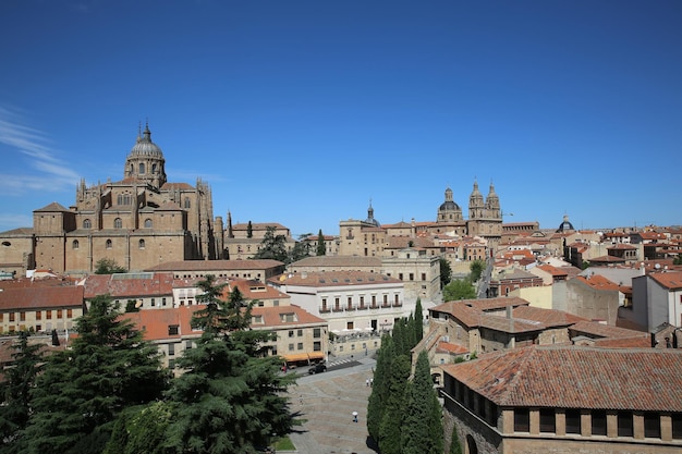 Hemelmening van de stad Spanje van Salamanca