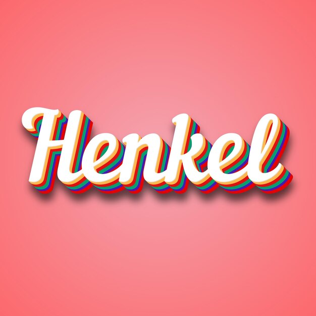 Photo henkel text effect photo image cool