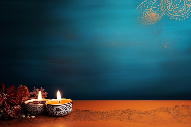 Photo henna designs diwali background