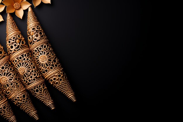 Foto henna kegels diwali achtergrond