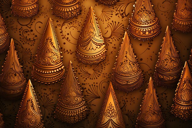 Foto henna kegels diwali achtergrond