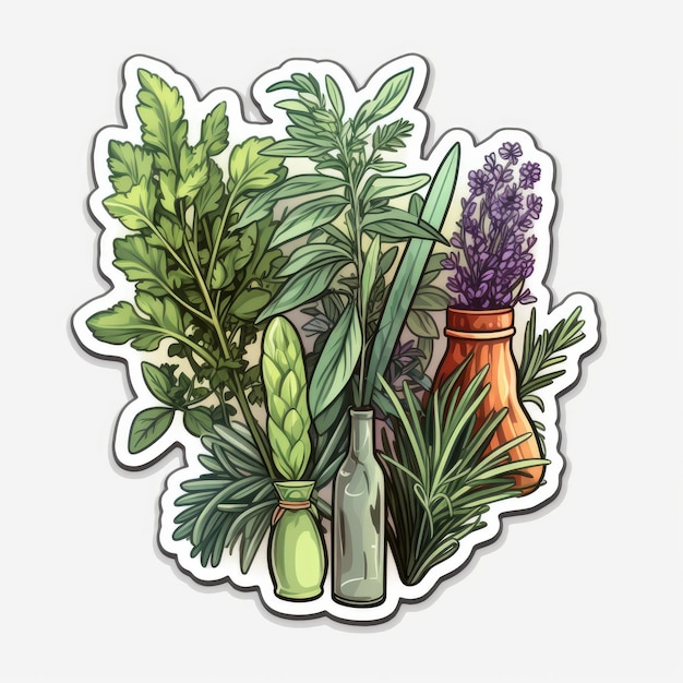 Herb Medley Sticker