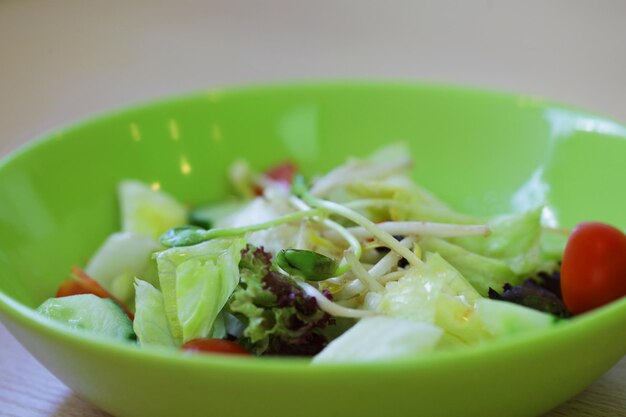 herb salad ( Thai food) close up