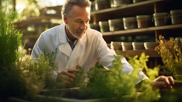 薬剤師 薬草 薬草の伝統的な薬理学を組み合わせる