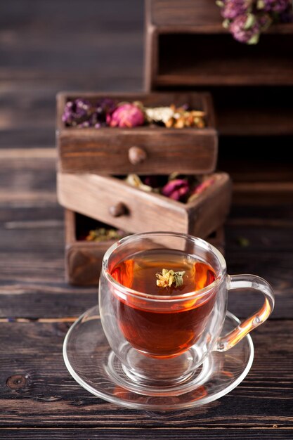 Herbal tea and dried herbs