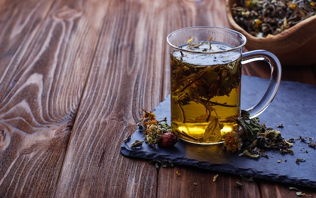 Herbal tea and dried herbs