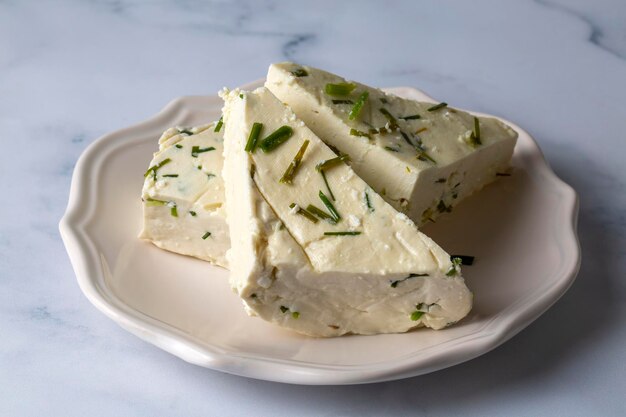 herbed cheese from van turkey. turkish name; van otlu peynir