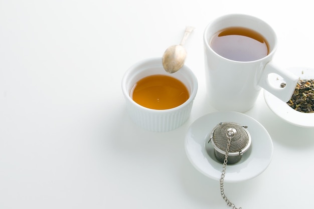 herbruikbare metalen calico voor het zetten van thee zonder plastic