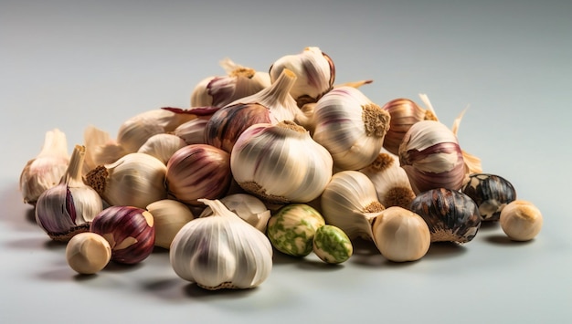 Herbs garlic of various kinds